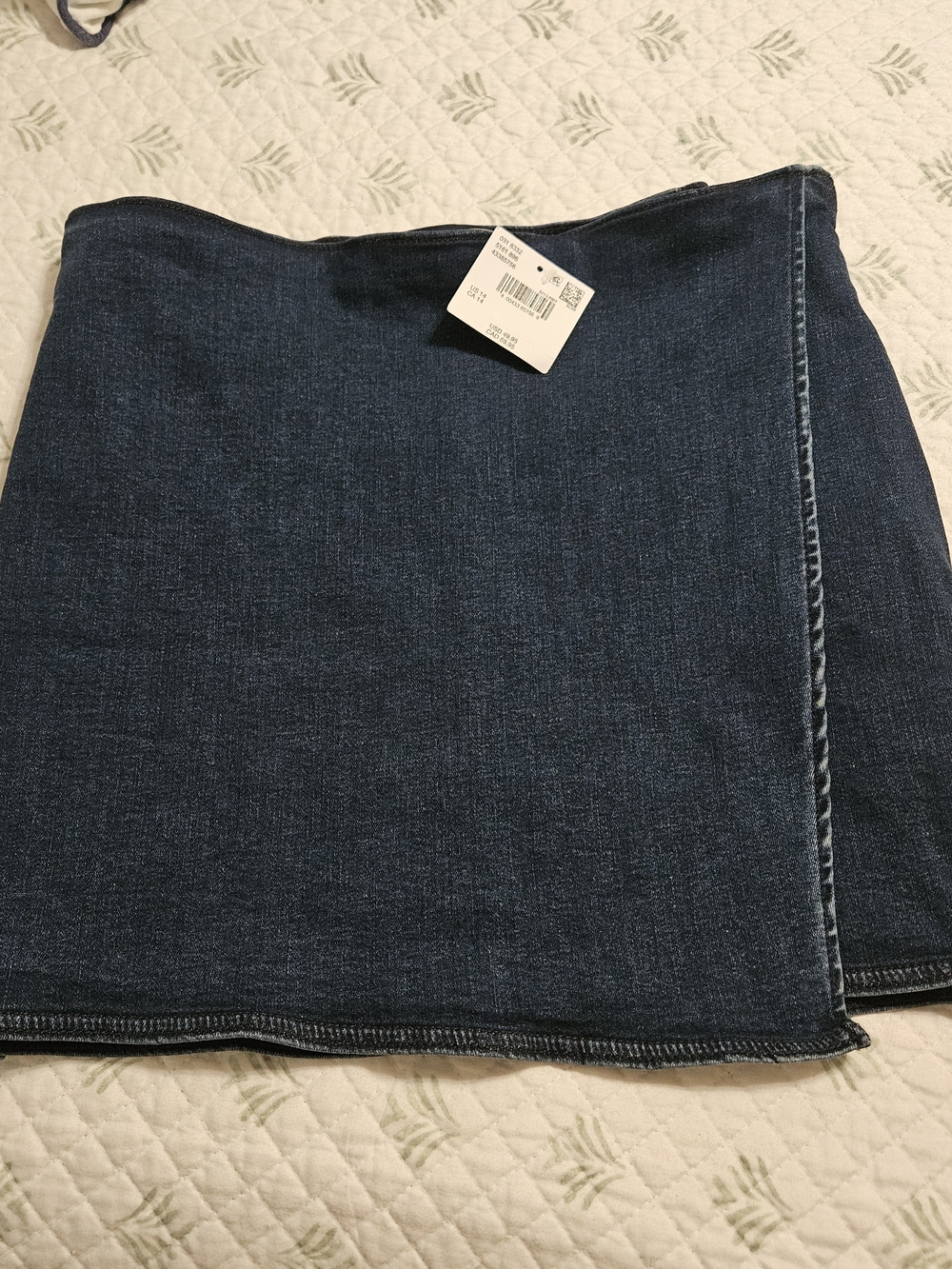 Nwt American Eagle Denim Skort Sz 14 Skirt Shorts